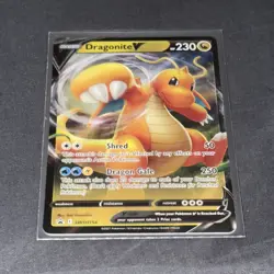 Dragonite V SWSH154 Sword & Shield Black Star Promo Full Art Holo Pokemon TCG - Image 1