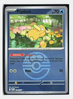 Psyduck (Love Ball) 039/217 Holo Common Ascended Heroes Reverse Holo Near Mint - Image 1
