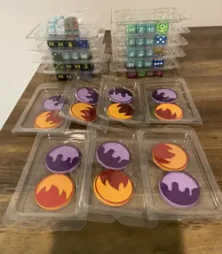 Pokemon TCG Playing Dice Lot Multiple Sets ETB Dice & Damage Counters Sealed - Image 2