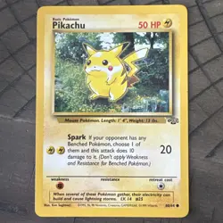 Pokemon TCG Pikachu Jungle 60/64 WOTC Unlimited 1999 Vintage NM - Image 1