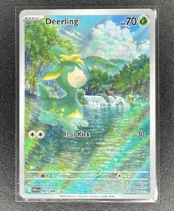 Pokemon Deerling Illustration Rare 091/086 White Flare - Image 1