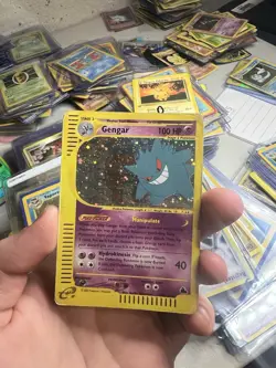2003 Skyridge Gengar Holo Foil Rare H9/H32 WOTC E-Reader Series Pokemon - Image 3