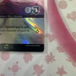 Arthur Wizards Apprentice 207/204 Enchanted Rise Of The Floodborn Disney Lorcana - Image 4