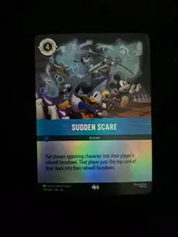 Disney Lorcana Sudden Scare 219/204 Whispers in the Well Cold Foil - Image 1