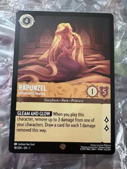 Disney Lorcana Rapunzel Gifted With Healing 18/204 Foil - Image 1