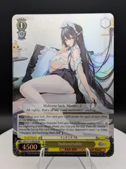 Weiss Schwarz Azur Lane Vol. 2: Indomitable SR (NM) English - Image 1