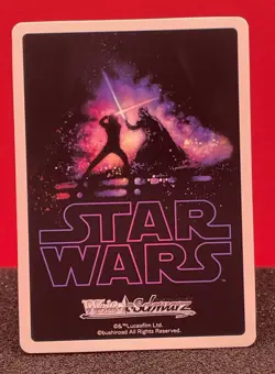 2022 Weiss Schwarz Star Wars CX SW/S49-085SWR SWR Kylo Ren 'Show Me' GOLD STAMP - Image 2
