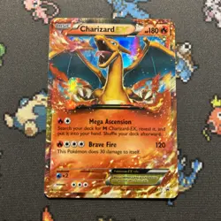 Charizard EX XY17 PL -Ultra Rare Pokemon Card- Black Star Promo (1z) - Image 1