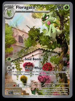 Floragato 197/193 Illustration Rare Paldea Evolved Pokemon Card - Image 1
