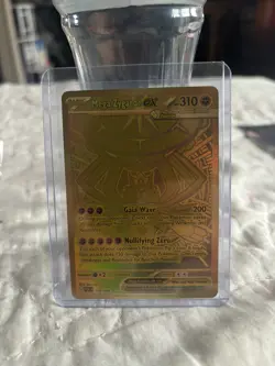 Mega Zygarde EX Full Art Gold Holo Pokemon TCG Dragon Card 124/088 2016 - Image 1
