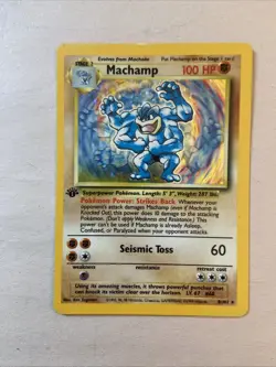 Pokemon Machamp Foil Stage 2 Seismic Toss Collectible Trading Card - Image 1
