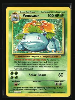 Pokemon VENUSAUR 003/034 Holo (Trading Card Game Classic) LP/Light Play - Image 1