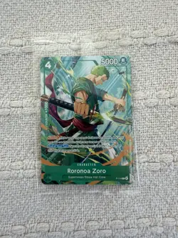Roronoa Zoro P-114 C2E2 Exclusive Convention One Piece Promo Card Sealed English - Image 1