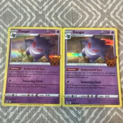 2022 Pokemon Trick Or Trade Gengar 2 Card Hot Lot - Image 1