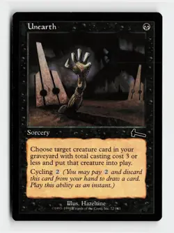 Unearth Common Urza's Legacy Magic: The Gathering Cards - Image 1