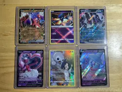 Pokemon Full Art Lot 6 Cards Total Near Mint Condition - Image 1