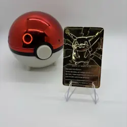 Pikachu 23k Gold Metal Foil Card Burger King Limited Edition *READ CAPTION* - Image 2
