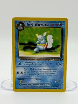 Dark Wartortle 46/82 Team Rocket WOTC 2000 Pokemon Card NM - Image 1