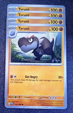 Tyrunt 044/088 x4 Playset 4x Pokemon TCG ME03 Perfect Order POR - 4 Card Set - Image 1