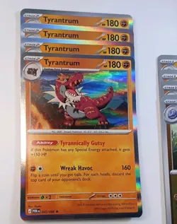 Pokemon Card - Tyrunt 044/088 ×4 & Tyrantrum 045/088 ×4 Perfect Order Playset - Image 2
