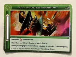 Chaotic 221/222 Lord Van Bloot's Banquet Super Rare Holo Foil Location Card - Image 1