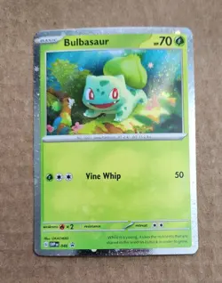 Bulbasaur 046- Pokemon 151 Scarlet & Violet Holo Promo Card - Image 1