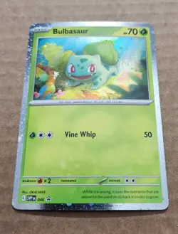 Bulbasaur 046- Pokemon 151 Scarlet & Violet Holo Promo Card - Image 2