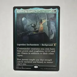 Raised by Giants (Foil Etched) 520 NM Foil R Commander Legends: Battle for Baldu - Image 1