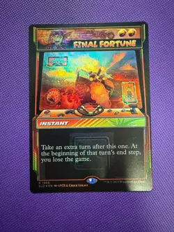 Final Fortune (Rainbow Foil) 1956 Secret Lair Drop Series Foil NM - Image 1