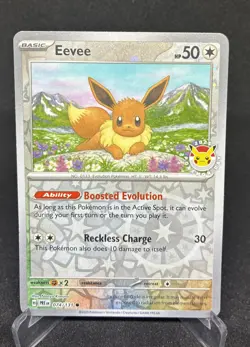 Pokemon TCG Eevee Pokemon Day 2025 Promo Card - Image 1