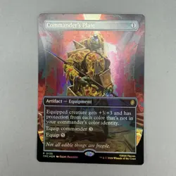 Commander's Plate - Foil Extended Art Promo TMC NM MTG - Image 3
