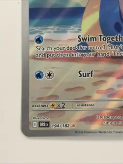 Pokemon TCG: Misty's Lapras IR Illustration Rare SV10: Destined Rivals 194/182 - Image 5