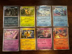 Pokemon TCG Prismatic Evolutions Costco Mini Tin Cosmos Promo Cards (lot of 8) - Image 1
