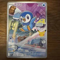 The Pokemon Company Piplup 042 McDonald's Collection 2026 Promo Holo ENG 70HP - Image 1