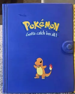 Lot Of 3 Pokemon Red, Blue, Yellow Plastic Binder Vintage for Pokemon Cards Used - Image 2