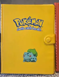 Lot Of 3 Pokemon Red, Blue, Yellow Plastic Binder Vintage for Pokemon Cards Used - Image 3
