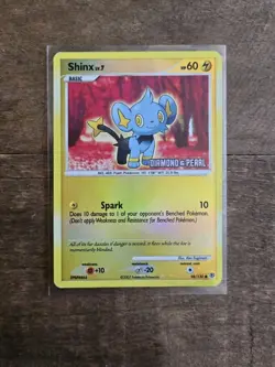 Shinx LV.7 Reverse Holo 98/130 Diamond and Pearl Pokemon Card - Image 1