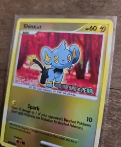 Shinx LV.7 Reverse Holo 98/130 Diamond and Pearl Pokemon Card - Image 2