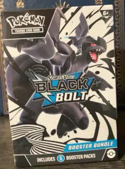 Pokemon TCG Scarlet & Violet—Black Bolt Booster Bundle Box 6 Packs English 2025 - Image 1