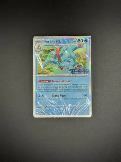 Pokemon SEALED Feraligatr SVP 089 Temporal Forces Build-n-Battle Prerelease Pack - Image 1