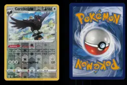 REVERSE HOLO CORVIKNIGHT RARE HOLO 156/189 LP POKEMON - Image 3