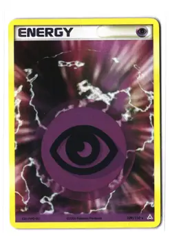 Pokemon PSYCHIC ENERGY 109/110 Holo Rare (2006 EX Holon Phantoms) DAM/Damaged - Image 1