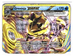 Pokemon GRENINJA BREAK 41/122 Ultra Rare (2016 BREAKpoint) DAM/Damaged - Image 1