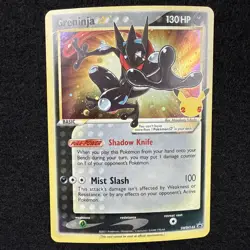 Pokemon GRENINJA Gold Star SWSH144 Black Star (Celebrations Promo) NM/Near Mint - Image 1