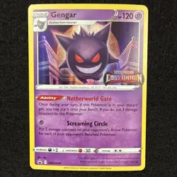 Pokemon GENGAR SWSH241 Stamped (2022 Lost Origin Black Star Promo) NM/Near Mint - Image 1