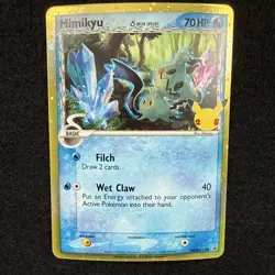 Pokemon MIMIKYU SWSH136 Delta Species (2021 Celebrations Promo) NM/Near Mint - Image 1