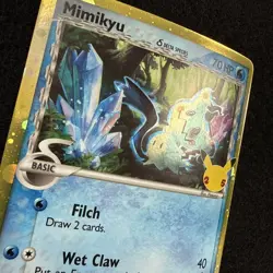 Pokemon MIMIKYU SWSH136 Delta Species (2021 Celebrations Promo) NM/Near Mint - Image 2