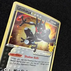 Pokemon GRENINJA Gold Star SWSH144 Black Star (Celebrations Promo) NM/Near Mint - Image 3