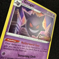 Pokemon GENGAR SWSH241 Stamped (2022 Lost Origin Black Star Promo) NM/Near Mint - Image 2