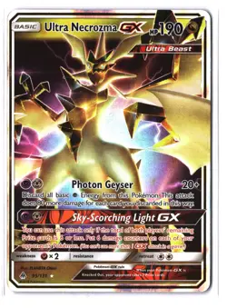 Pokemon ULTRA NECROZMA GX 95/131 Ultra Rare (2018 Forbidden Light) NM/Near Mint - Image 1